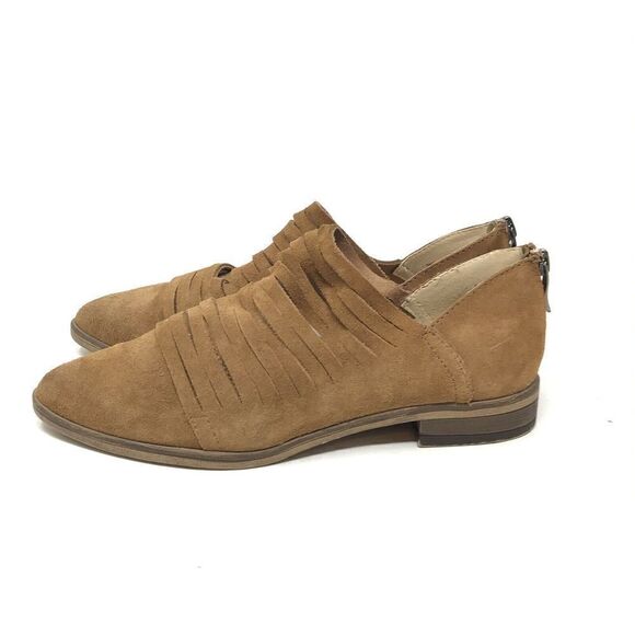 Chinese Laundry Womens Size 6 Cognac Brown Slip On Ankle Booties Boot Boho Shies - Picture 3 of 8